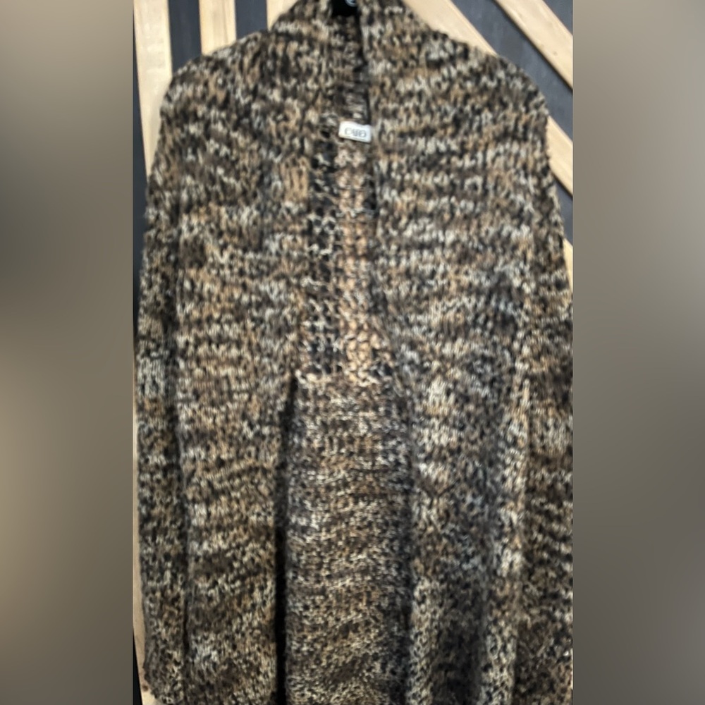 Cato Multitone Knit Cardigan